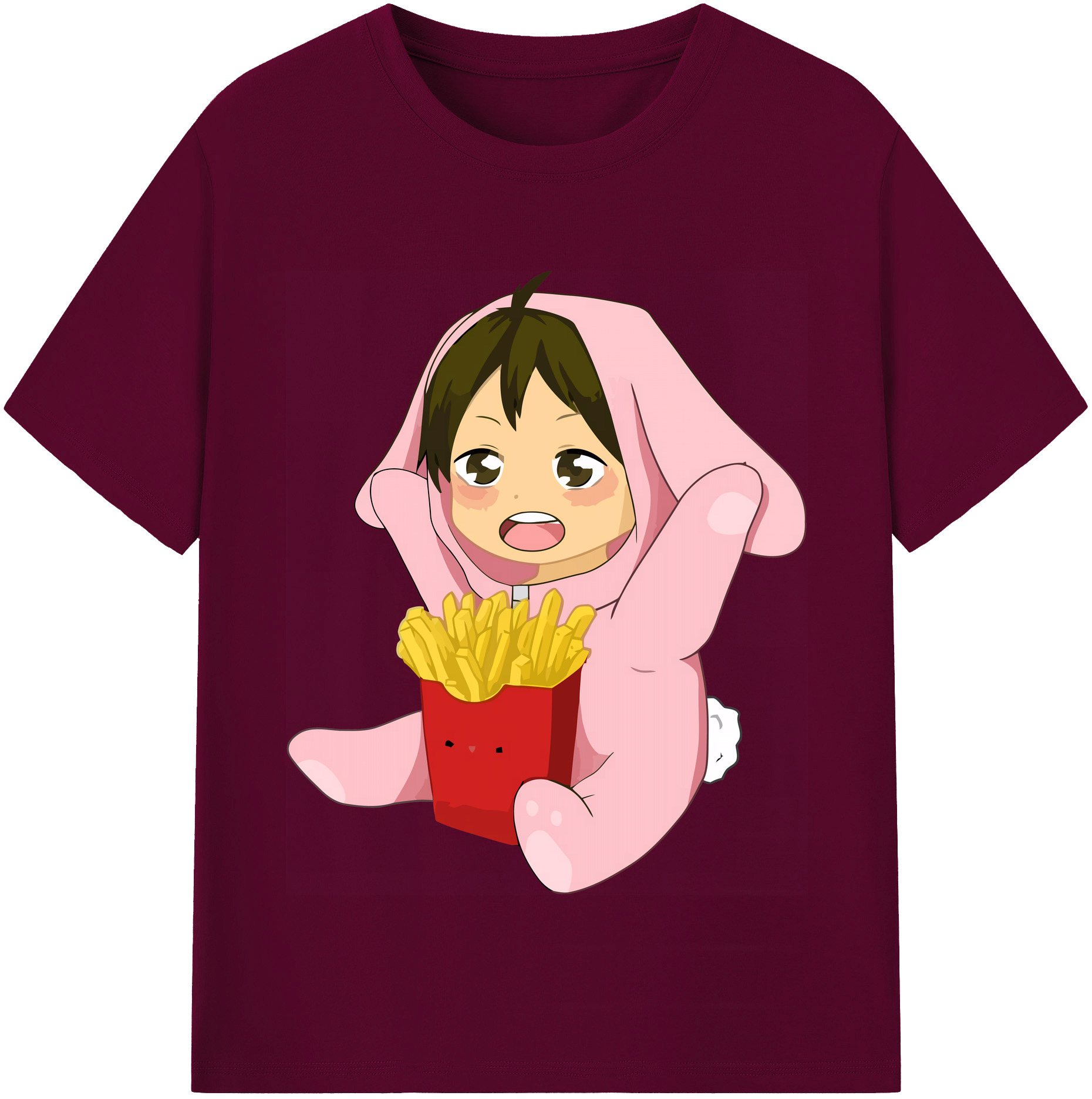 （画像用） ハイキュー!! Haikyu!! レディースカジュアルプリントTシャツ（綿100％）